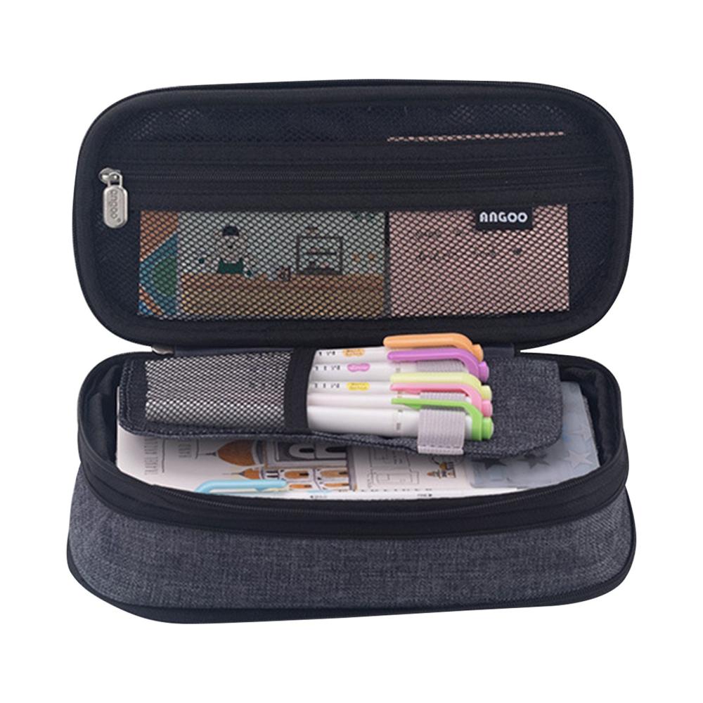 Basic Office |   Large Capacity School Pencil Case Stationery Zipper Pocket Office Storage Multilayer Storage Pocket Basic Office Basic Office