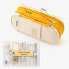 Basic Office |   Large Capacity School Pencil Case Stationery Zipper Pocket Office Storage Multilayer Storage Pocket Basic Office Basic Office