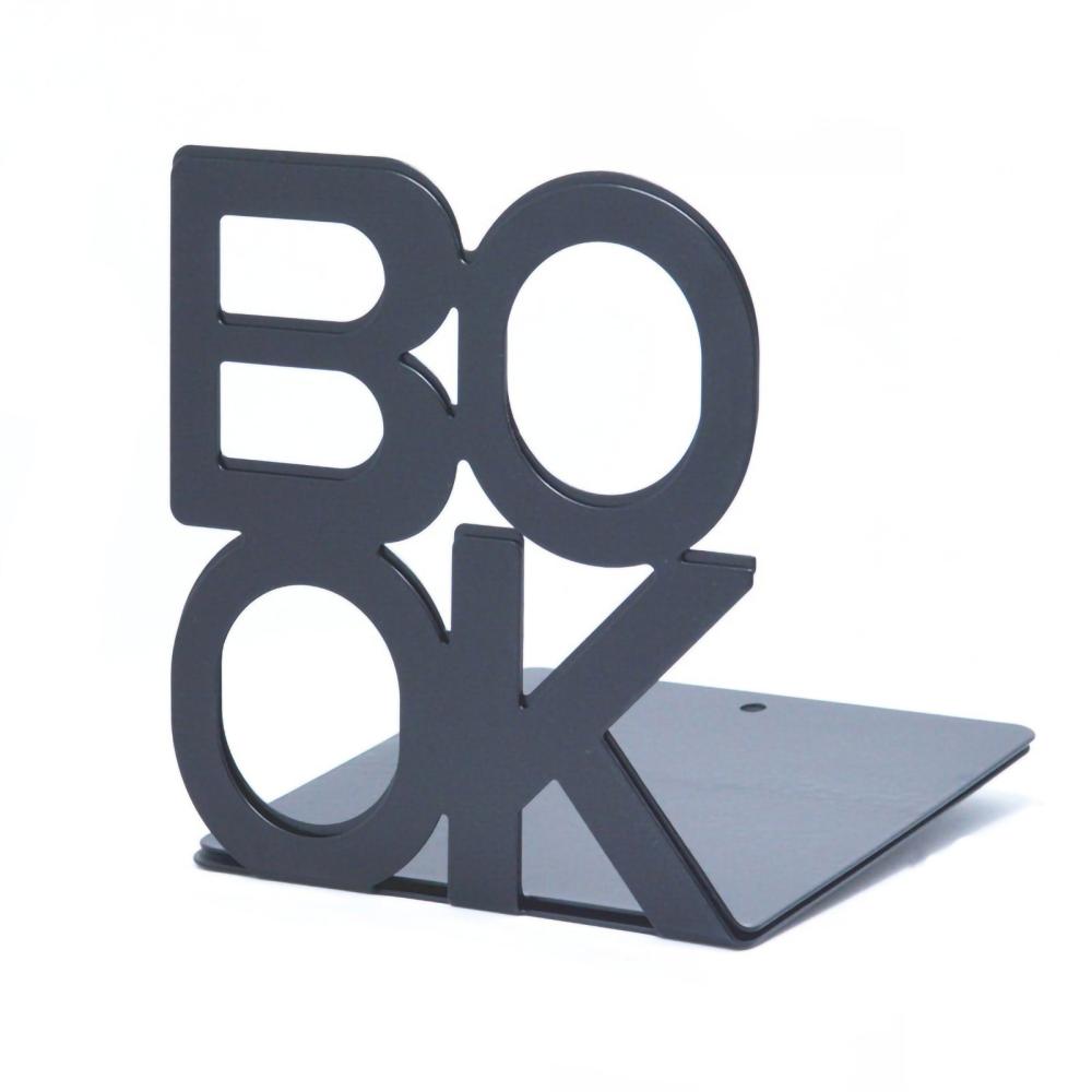 Basic Office |   Metal Bookends Non-Slip Decorative Book Ends Support 4.9 x 5.1 x 5.5 Inch Book Shelf Holder Stand Book Stoppers Desk Organizer for Shcool Office Home Stationery Accessories, 1 Pair Basic Office Basic Office