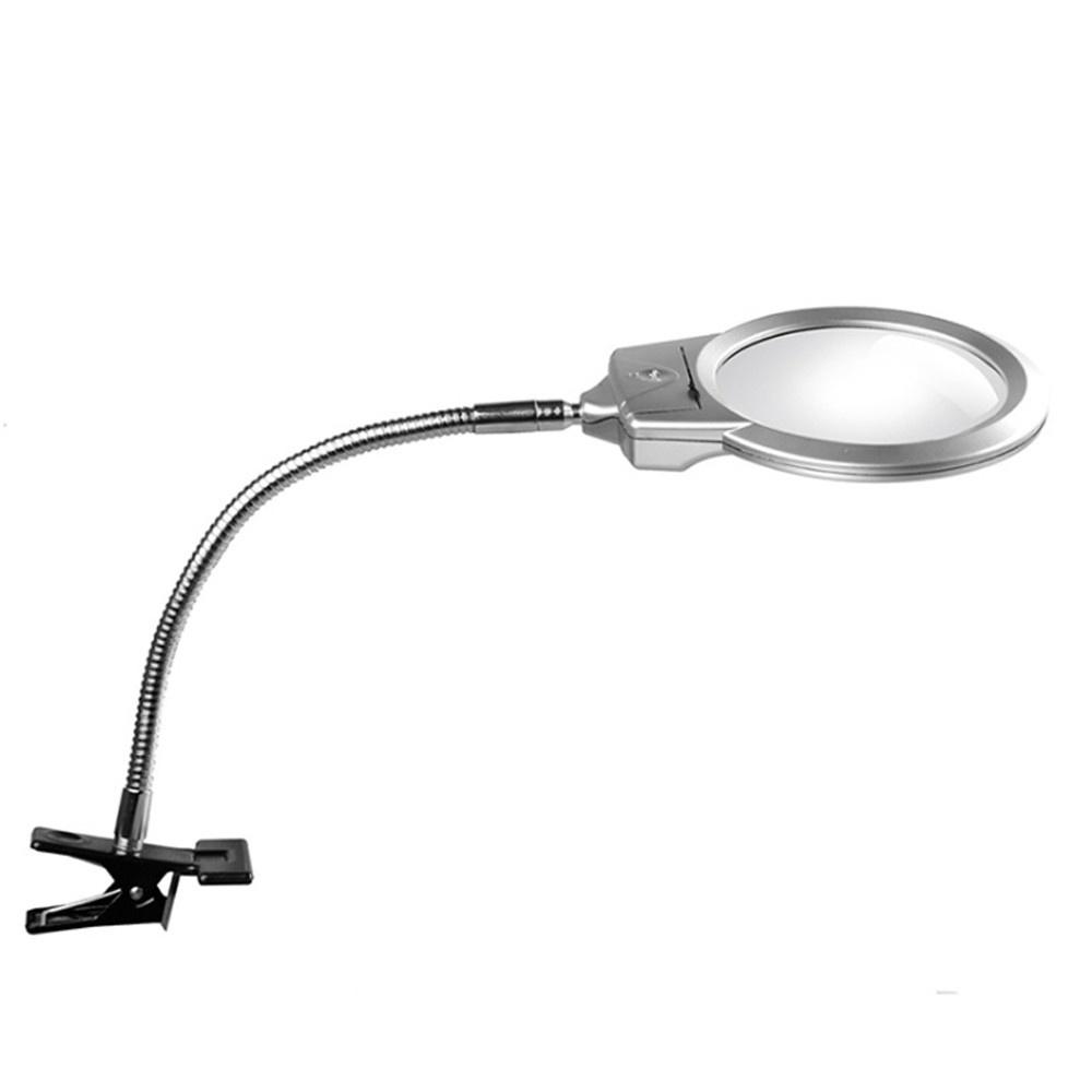 Basic Office |   Pro Flexible Hands Free Magnifying Glass Desk Lamp Basic Office Basic Office