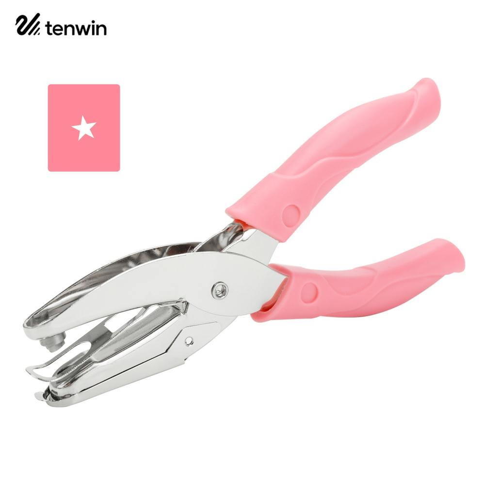 Basic Office |   tenwin Handheld One-Hole Punch Single Hole Puncher Heavy Duty 8 Sheet Capacity for Binder Notebook Craft Paper Greeting Cards Scrapbook Basic Office Basic Office