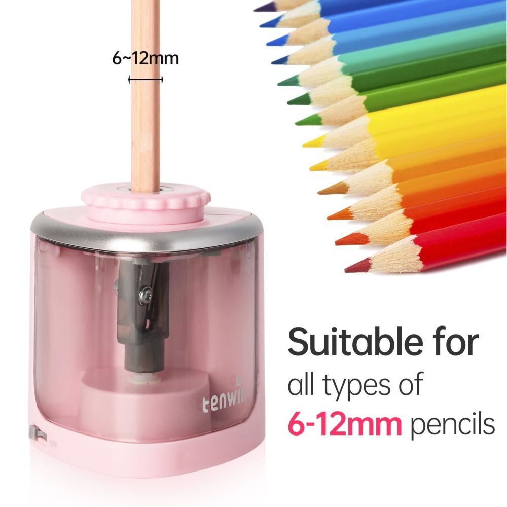 Basic Office |   Tenwin Portable Electric Pencil Sharpener Basic Office Basic Office