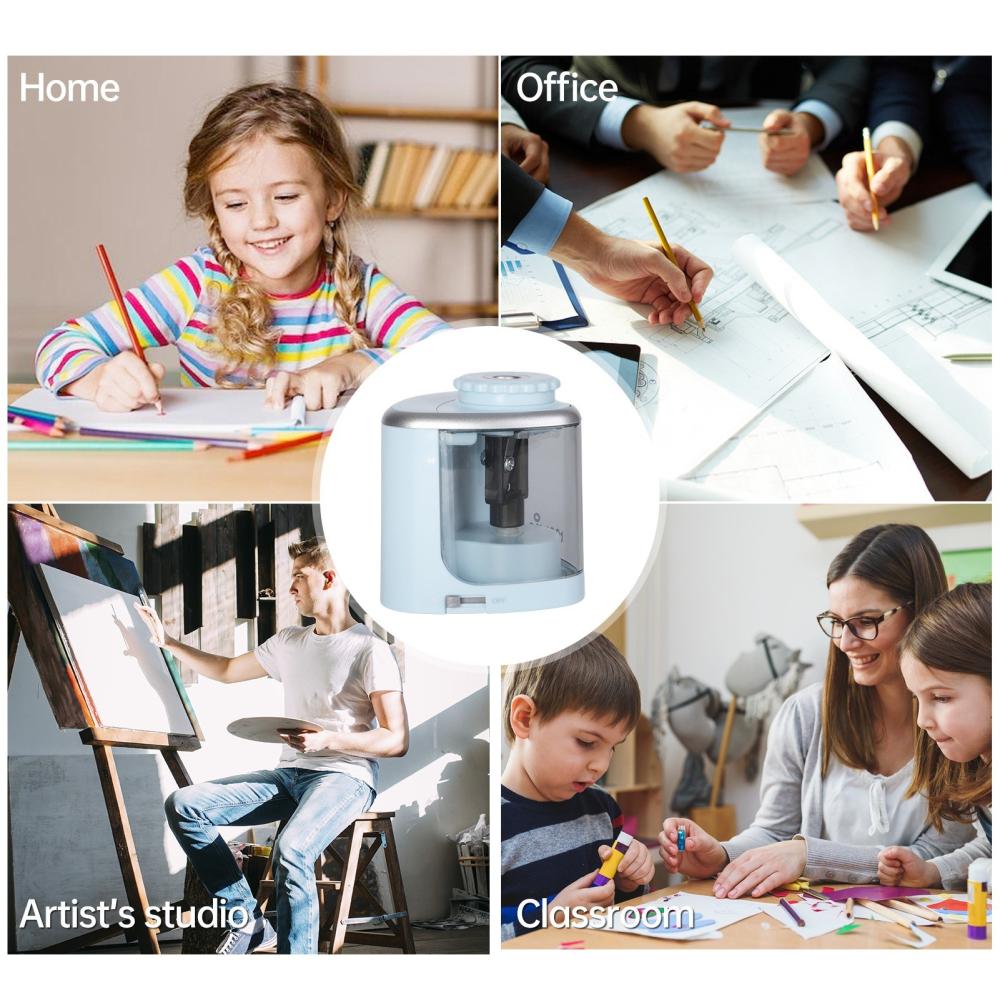 Basic Office |   Tenwin Portable Electric Pencil Sharpener Basic Office Basic Office