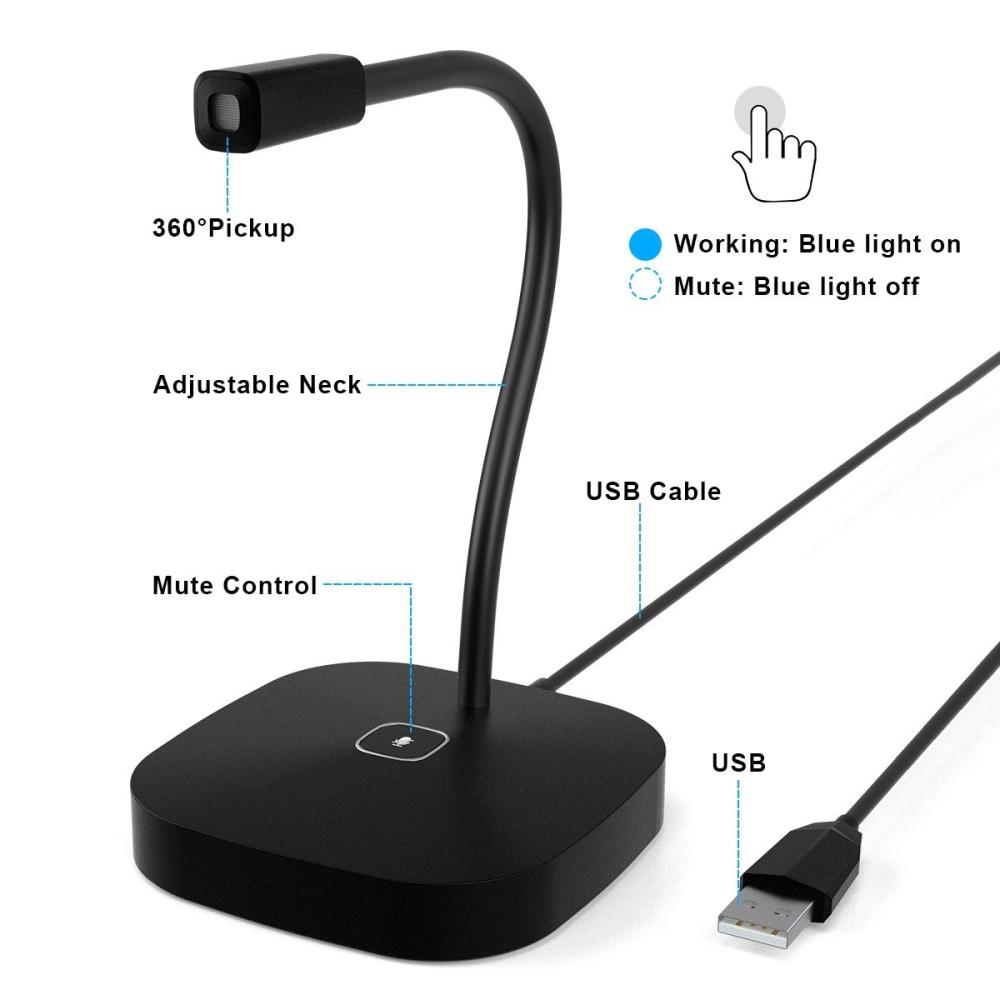 Earphone & Microphone |   Desktop Computer Microphone Computer Peripherals Earphone & Microphone