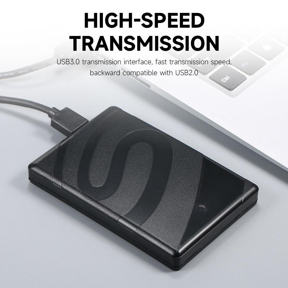 Hard Drives |   120GB USB3.0 Mobile Hard Disk Portable Mechanical Hard Drive High-speed Transmission Large Capacity Plug and Play Black Drives & Storage Hard Drives