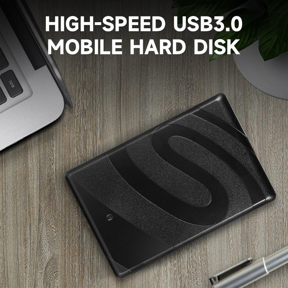 Hard Drives |   120GB USB3.0 Mobile Hard Disk Portable Mechanical Hard Drive High-speed Transmission Large Capacity Plug and Play Black Drives & Storage Hard Drives