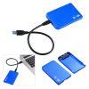 Hard Drives Accessories |   2.5in USB3.0 SATA SSD HDD Hard Drive Box 5Gbps 3TB USB3.0 SATA Portable Hard Drive Box (Blue) Drives & Storage Hard Drives Accessories