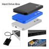 Hard Drives Accessories |   2.5in USB3.0 SATA SSD HDD Hard Drive Box 5Gbps 3TB USB3.0 SATA Portable Hard Drive Box (Blue) Drives & Storage Hard Drives Accessories