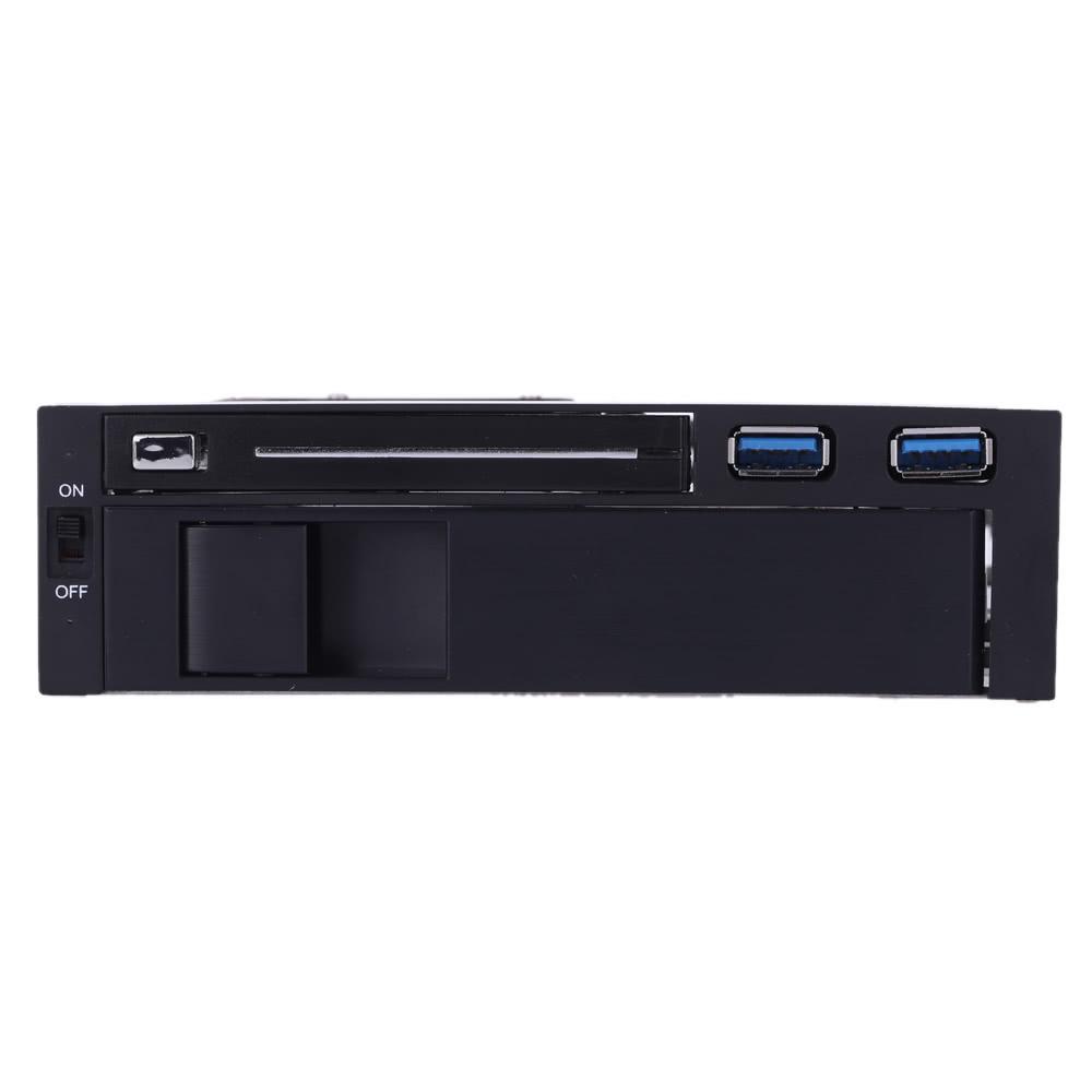 Hard Drives Accessories |   Dual Bay 3.5″ + 2.5″ Inch SATA III Hard Drive HDD & SSD Tray Caddy Internal Mobile Rack Enclosure Docking Station with USB 3.0 Port Hot Swap Drives & Storage Hard Drives Accessories