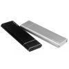 Hard Drives Accessories |   M.2 NGFF Mobile Hard Disk Case USB3.0 to NGFF External Aluminum Alloy SSD Enclosure Support B-key SATA SSD Silver Drives & Storage Hard Drives Accessories