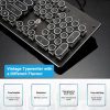 Keyboards & Mouse |   104-Key Wired Mechanical Keyboard Blue Switch Ergonomic Design RGB Backlight Multiple Lighting Modes Compact Layout Free Game Keyboard Compatible with Windows & MAC Portable Computer Peripherals Keyboards & Mouse