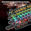 Keyboards & Mouse |   104-Key Wired Mechanical Keyboard Blue Switch Ergonomic Design RGB Backlight Multiple Lighting Modes Compact Layout Free Game Keyboard Compatible with Windows & MAC Portable Computer Peripherals Keyboards & Mouse