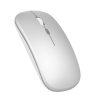 Keyboards & Mouse |   2.4G BT 5.0 Wireless Ergonomic Slim Mouse Less Noise 3 Adjustable DPI Levels Rechargeable Mouse for Laptop, Computer, Black Computer Peripherals Keyboards & Mouse