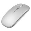 Keyboards & Mouse |   2.4G BT 5.0 Wireless Ergonomic Slim Mouse Less Noise 3 Adjustable DPI Levels Rechargeable Mouse for Laptop, Computer, Black Computer Peripherals Keyboards & Mouse