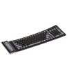 Keyboards & Mouse |   2.4G Wireless Keyboard 107 Keys Portable Folding Soft Silicone Dustproof Keyboard for Desktop Computer Laptop Plug and Play Computer Peripherals Keyboards & Mouse