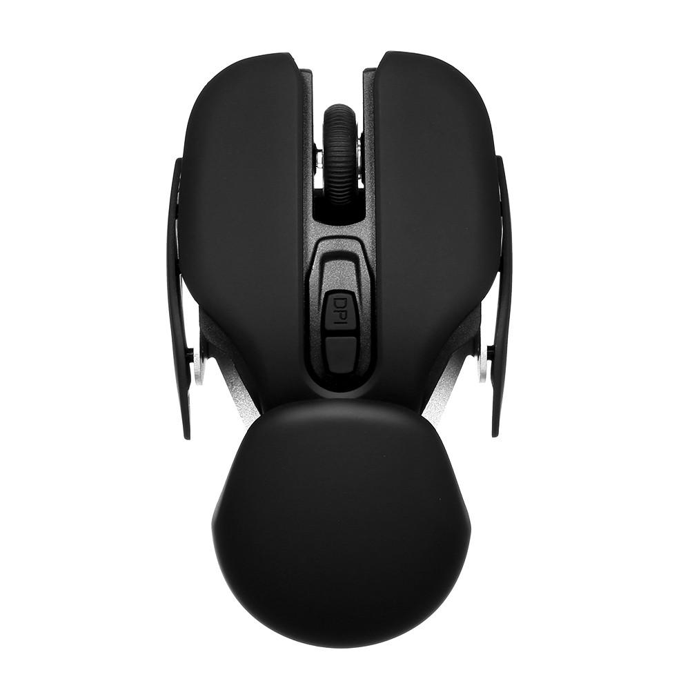 Keyboards & Mouse |   2.4G Wireless Mouse Ergonomic Office Mouse 10m Transmission Distance 3-level Adjustable DPI Plug and Play for PC Laptop Black Computer Peripherals Keyboards & Mouse