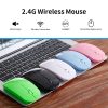 Keyboards & Mouse |   2.4G Wireless Mouse Portable Ultra-thin Mute Mouse 4 Keys Wireless Optical Mouse 1600DPI for   Desktop Computer Laptop Black Computer Peripherals Keyboards & Mouse