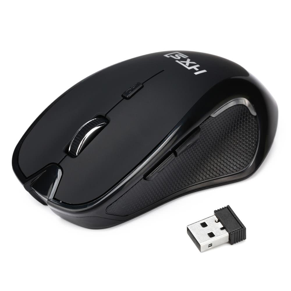 Keyboards & Mouse |   2.4GHz Wireless 2400DPI/CPI 6D Button Optical Mouse/Mice Adjustable USB Receiver for Mac PC Laptop Home Office Computer Peripherals Keyboards & Mouse