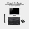 Keyboards & Mouse |   7-inch Wireless BT 3.0 Keyboard Mini Ultra-slim BT Keyboard for Tablet Smartphone Support iOS Windows Android Systems Black Computer Peripherals Keyboards & Mouse