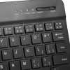 Keyboards & Mouse |   7-inch Wireless BT 3.0 Keyboard Mini Ultra-slim BT Keyboard for Tablet Smartphone Support iOS Windows Android Systems Black Computer Peripherals Keyboards & Mouse