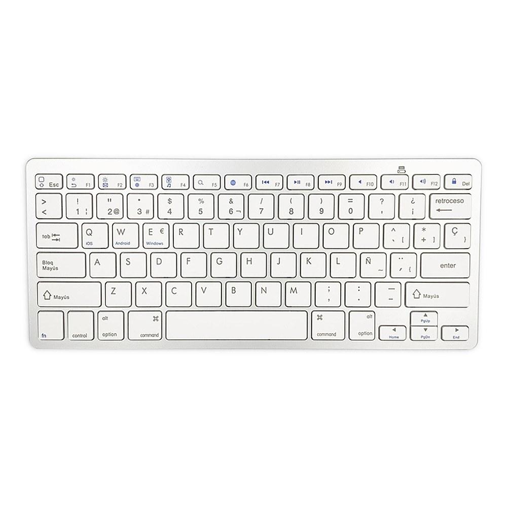 Keyboards & Mouse |   78 Keys Spanish Wireless BT Keyboard BT 3.0 Portable Ultra-slim Keyboard Support Windows/iOS/Android for Laptop Tablet Phone Computer Peripherals Keyboards & Mouse