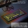 Keyboards & Mouse |   BAJEAL Mechanical Keyboard 63-key Gaming Keyboard High-quality Blue Switches Durable and Compact Design Various RGB Backlit 17 Lighting Modes Ergonomic and User-centered for Windows Mac OS Linux and More Computer Peripherals Keyboards & Mouse