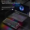 Keyboards & Mouse |   BAJEAL Mechanical Keyboard 63-key Gaming Keyboard High-quality Blue Switches Durable and Compact Design Various RGB Backlit 17 Lighting Modes Ergonomic and User-centered for Windows Mac OS Linux and More Computer Peripherals Keyboards & Mouse