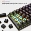 Keyboards & Mouse |   BAJEAL Mechanical Keyboard 63-key Gaming Keyboard High-quality Blue Switches Durable and Compact Design Various RGB Backlit 17 Lighting Modes Ergonomic and User-centered for Windows Mac OS Linux and More Computer Peripherals Keyboards & Mouse