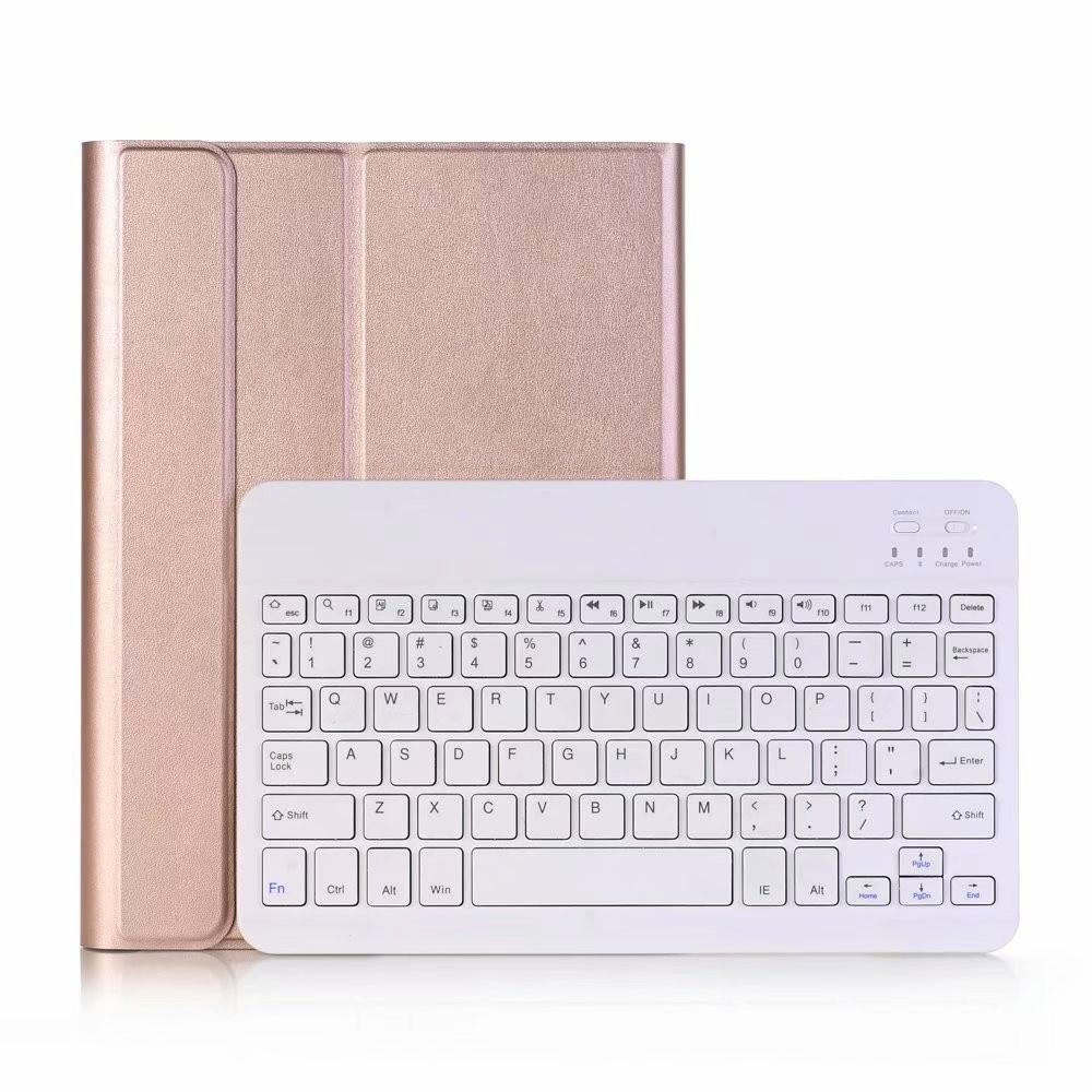 Keyboards & Mouse |   BT3.0 Wireless Keyboard Case iPad Protective Case Detachable Keyboard Case Replacement for iPad 10.2(2019) (Rose Gold-White) Computer Peripherals Keyboards & Mouse