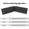 Keyboards & Mouse |   Convenient Folding BT Keyboard Compatibility Intelligent Matching Simple & Compact Long-lasting Battery Life Computer Peripherals Keyboards & Mouse