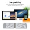 Keyboards & Mouse |   Convenient Folding BT Keyboard Compatibility Intelligent Matching Simple & Compact Long-lasting Battery Life Computer Peripherals Keyboards & Mouse