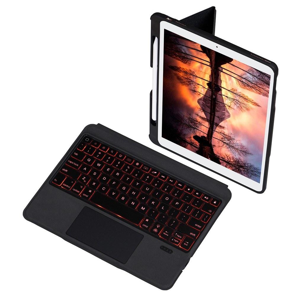 Keyboards & Mouse |   Detachable Tablet BT Keyboard Case with Touchpad Pen Slot Compatible with iPad 10.2” 2019/2020/2021/iPad Pro 10.5”/iPad Air 3 10.5” Computer Peripherals Keyboards & Mouse