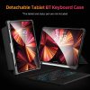 Keyboards & Mouse |   Detachable Tablet BT Keyboard Case with Touchpad Pen Slot Compatible with iPad 10.2” 2019/2020/2021/iPad Pro 10.5”/iPad Air 3 10.5” Computer Peripherals Keyboards & Mouse