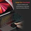 Keyboards & Mouse |   Detachable Tablet BT Keyboard Case with Touchpad Pen Slot Compatible with iPad 10.2” 2019/2020/2021/iPad Pro 10.5”/iPad Air 3 10.5” Computer Peripherals Keyboards & Mouse