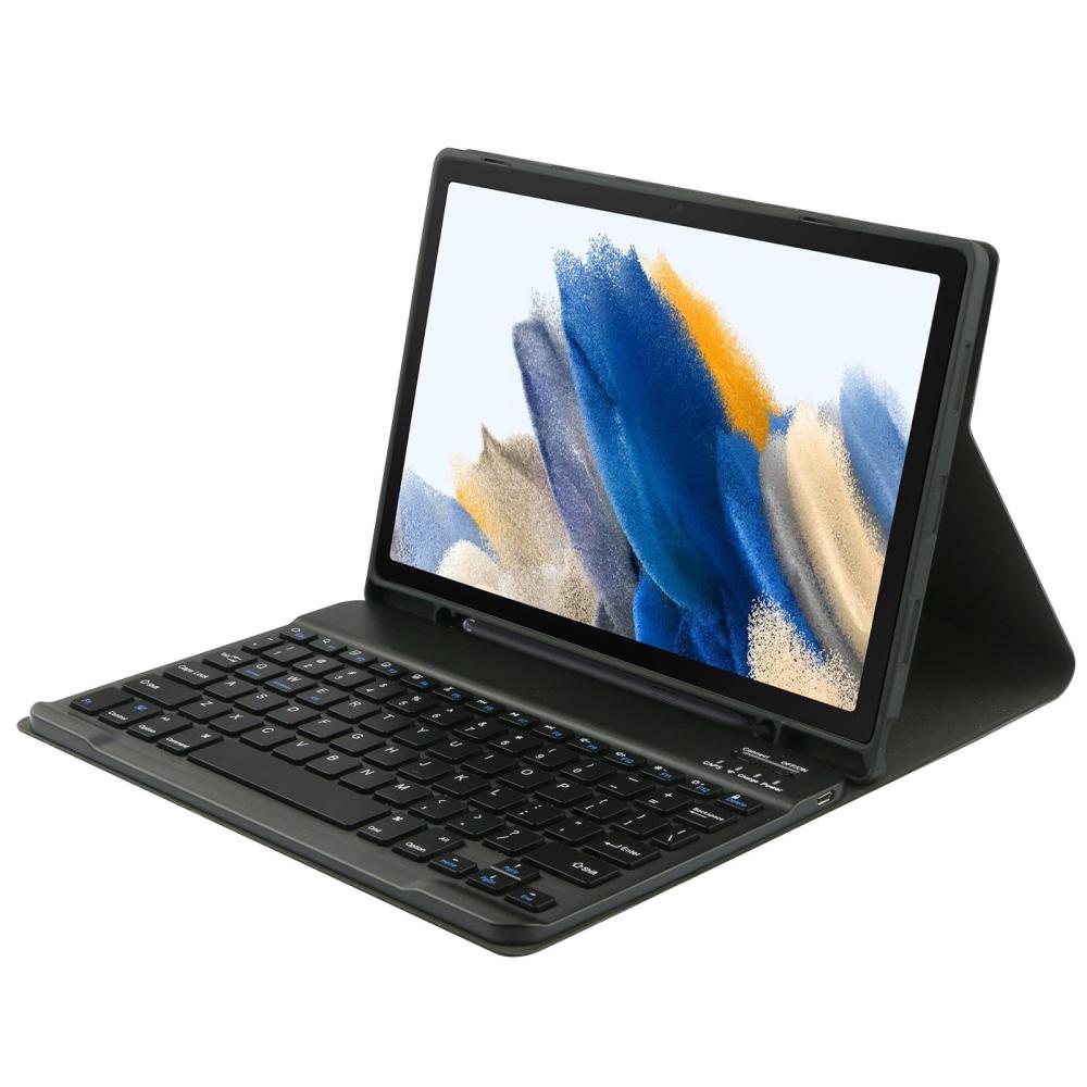 Keyboards & Mouse |   Detachable Tablet Protective Case with BT Keyboard Pen Slot Compatible with Samsung Galaxy Tab A8 10.5 inch SM-X200/SM-X205/SM-X207 Computer Peripherals Keyboards & Mouse