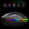 Keyboards & Mouse |   HXSJ J900 USB Wired Gaming Mouse RGB Gaming Mouse with Six Adjustable DPI Ergonomic Design for Desktop Laptop Black Computer Peripherals Keyboards & Mouse