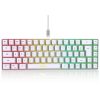 Keyboards & Mouse |   HXSJ Keyboard and Mouse Combo Wired K68 RGB Streamer Mini Gaming Keyboard Membrane Keyboard and 2.4G Wireless Mechanical RGB Gaming Mouse 3600DPI 11 RGB Lighting Modes for Game/Office Computer Peripherals Keyboards & Mouse