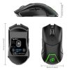 Keyboards & Mouse |   HXSJ T40 Wireless 2.4G Dual BT5.1 Tri-Mode Rechargeable Gaming Mouse 4000DPI Adjustable E-sports Mice Cool RGB Lights Long Endurance Battery For Computer Laptop PC Computer Peripherals Keyboards & Mouse