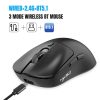 Keyboards & Mouse |   HXSJ T68 Wireless 2.4G BT5.1 Wired Tri-Mode Rechargeable Gaming Mouse 12000DPI Adjustable E-sports Mice Lightweight and 6 keys Customize Design Long Endurance Battery For Computer Laptop PC Computer Peripherals Keyboards & Mouse