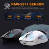 Keyboards & Mouse |   HXSJ T68 Wireless 2.4G BT5.1 Wired Tri-Mode Rechargeable Gaming Mouse 12000DPI Adjustable E-sports Mice Lightweight and 6 keys Customize Design Long Endurance Battery For Computer Laptop PC Computer Peripherals Keyboards & Mouse