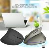 Keyboards & Mouse |   HXSJ Wireless Mouse Vertical Mice Ergonomic Rechargeable 3 DPI optional Adjustable 2400 DPI Mouse with USB charging Cable for Mac Laptop PC Computer Computer Peripherals Keyboards & Mouse