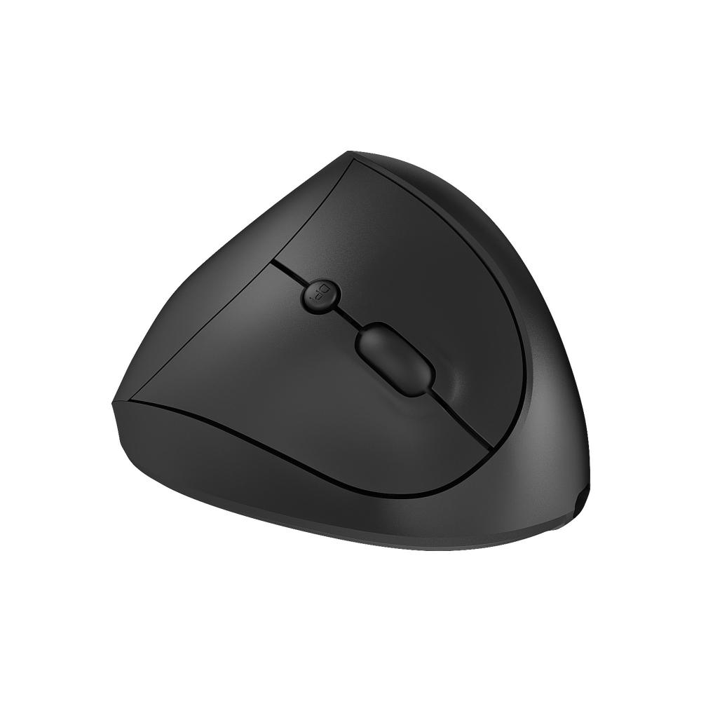 Keyboards & Mouse |   HXSJ X10 2.4G Wireless Vertical Mouse Ergonomic Mice 3-gear Adjustable DPI Built-in 600mAh Rechargeable Lithium Battery Black Computer Peripherals Keyboards & Mouse