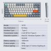 Keyboards & Mouse |   iBlancod Wireless Mechanical Keyboard 84 Keys 2.4G+BT5.0+Type-C 3 Connections 75% Low Profile Layout Keyboards 15 Light Effect 5 Brightness Levels for Tablet Laptop Smartphone OUTEMU Blue Switches Computer Peripherals Keyboards & Mouse