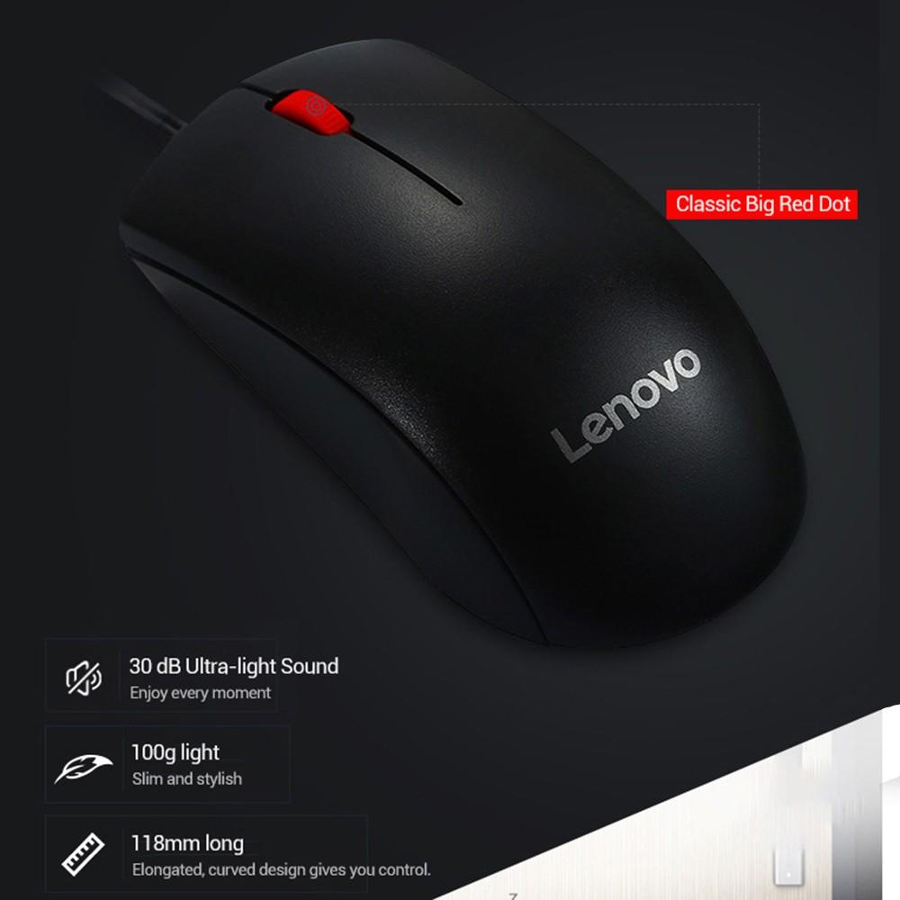 Keyboards & Mouse |   Lenovo M220L High Precision 1000DPI Wired Mouse for Laptop PC Computer Peripherals Keyboards & Mouse