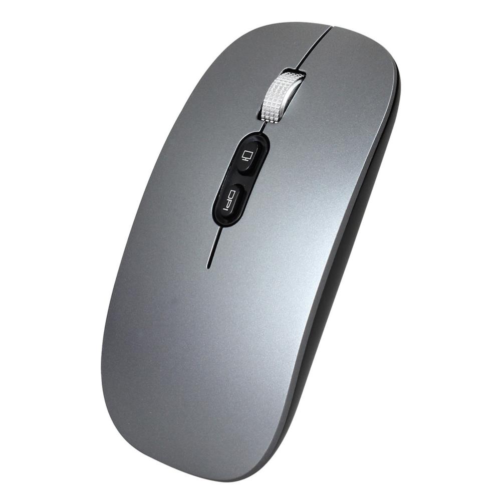 Keyboards & Mouse |   M103 2.4G+BT5.1 Wireless Dual-mode Mouse Ergonomic Office Mice 3-gear Adjustable DPI Built-in 500mAh Lithium Battery Grey Computer Peripherals Keyboards & Mouse