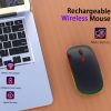 Keyboards & Mouse |   M40 Ultra-thin Wireless Mouse 2.4G Rechargeable Wireless Silent Mouse Computer Peripherals Keyboards & Mouse