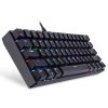 Keyboards & Mouse |   MOTOSPEED CK61 RGB Mechanical Gaming Keyboard OUTMU Red Switches Keyboard 61 Keys Anti-ghosting with Backlight for Gaming Black Computer Peripherals Keyboards & Mouse