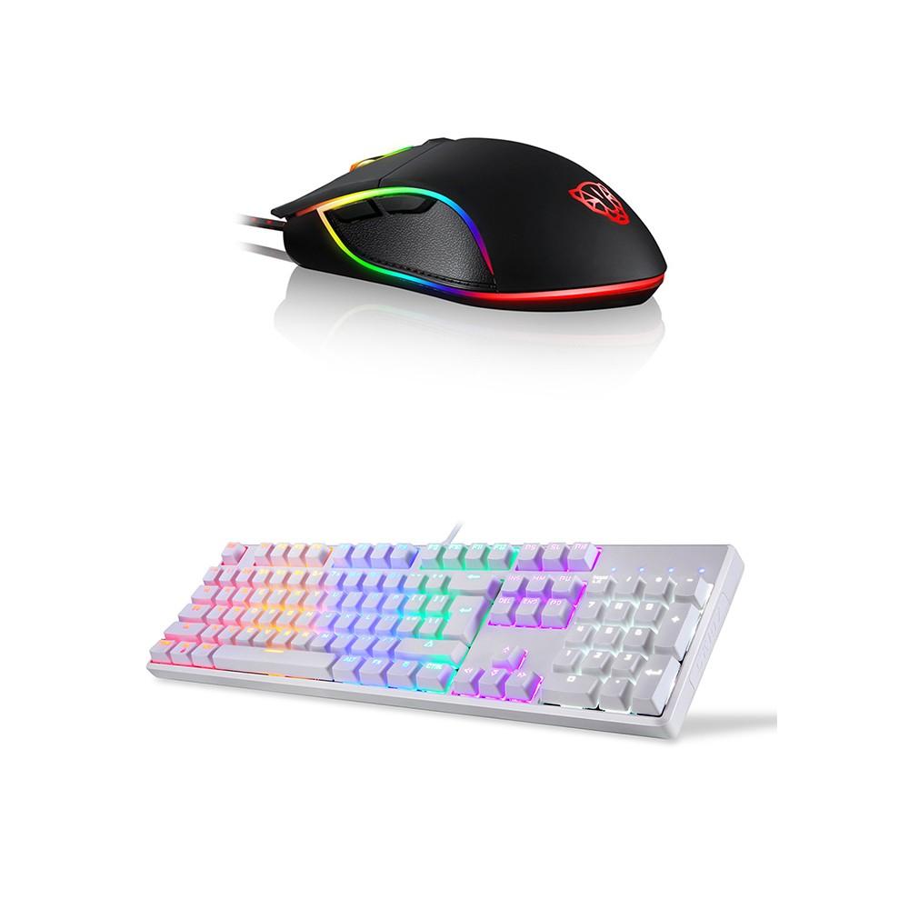 Keyboards & Mouse |   Motospeed CK96 104 Key USB Wired Backlight Mechanical Keyboard +  V30 Wired Optical USB Gaming Mouse Computer Peripherals Keyboards & Mouse