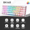 Keyboards & Mouse |   Motospeed SK62 BT Wireless Gaming Mechanical Keyboard 61 Keys RGB Backlight Blue Switch Macro Drive For Laptop PC Computer Peripherals Keyboards & Mouse