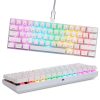 Keyboards & Mouse |   Motospeed SK62 BT Wireless Gaming Mechanical Keyboard 61 Keys RGB Backlight Blue Switch Macro Drive For Laptop PC Computer Peripherals Keyboards & Mouse